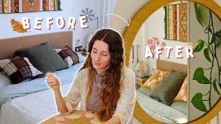 Bedroom Makeover but it's all DIY ~ seasonal room refresh on a budget