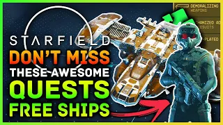 Starfield - Don't Miss These Awesome Quests! Free Ships, Legendary Armor, Tips And Tricks