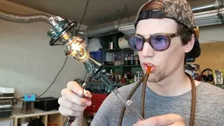 How To Make a Heady Dab Rig with Glass Artist T Schmitty
