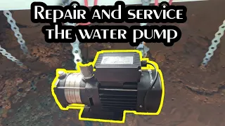 repair and service the water pump brand tsunami ( problem mechanical seal leaking )