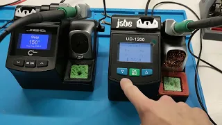 тест скорости нагрева JBC vs Jabe ud-1200