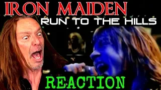 Vocal Coach Reaction To Iron Maiden - Bruce Dickinson - Run To The Hills - Ken Tamplin