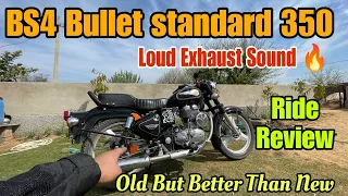 Bullet Standard 350 bs4 Ride Review || bs4 Bullet Standard 350 modified || Standard 350 Sound 😱