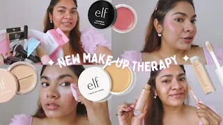 Testing All *Viral* ELF Cosmetics in India! elf Halo glow Liquid Filter is So Expensive? WORTH IT?