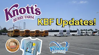 Knott's Berry Farm Updates! Camp Snoopy, Ride Refurbs, Scary Farm & More! 5-21-24 Busy School Day!