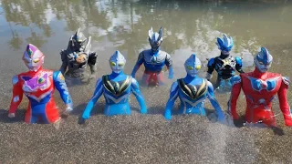 ULTRAMAN ZERO & ULTRAMAN GINGA TENGGELAM DI AIR, ULTRAMAN UPIN IPIN TAKUT #24