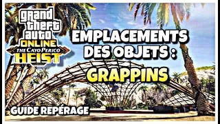 GTA V CAYO PERICO- TOUT LES EMPLACEMENTS DES GRAPPINS (GUIDE)