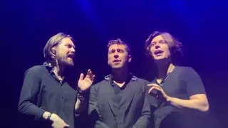 Hanson singing "Too Much Heaven" acapella (Bee Gees)