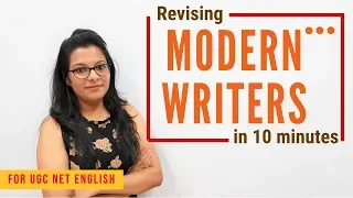 Learn Modern Writers for UGC NET English with this Shortcut Trick