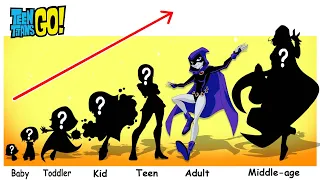 Cartoon Transformation | RAVEN: Baby to Adult 💥 Teen Titans Go GROWING UP Full | Shapphire Grow Up
