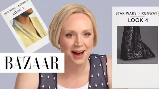 Gwendoline Christie Tests Her Knowledge of The Last Jedi vs. the Runway  | Harper's BAZAAR