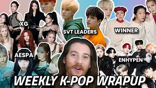 ENHYPEN, aespa, SVT LEADERS, WINNER, & XG  Reactions! [The Weekly K-Pop Wrap-Up | 7.8.22]