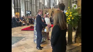 Duke and Duchess of Cambridge attend Anzac Day service