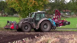 Mulchen u. Bodenbearbeitung in einem Gang 2021 mit Valtra T 174