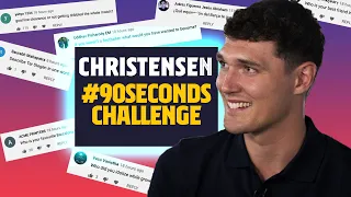 🤔😂 CHRISTENSEN FACES THE #90SECONDSCHALLENGE