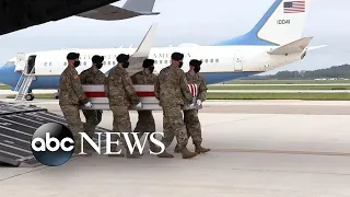 Remains of 13 Americans killed in Kabul attack arrive in US