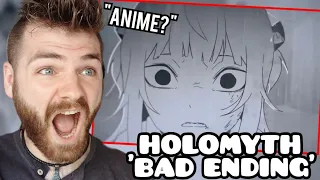 Reacting to HOLOLIVE "Myth's Bad Ending" | Fan-Animation | Reaction