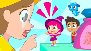 O nie! Plum zmniejszyła swoich przyjaciół! - Czarownice i magiczne kreskówki dla dzieci