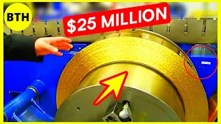 How Gold is Produced Amazing Pure Gold Manufacturing Process Factory Made