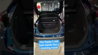 Reversing truck or Toyota C-HR boot opening? Answer: it’s the C-HR #carsaleschannel