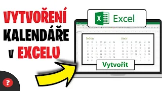 Jak UDĚLAT KALENDÁŘ v EXCELU | Návod | Základy Excel Kalendář | Počítač / Excel