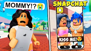 My BOYFRIEND CHEATED WITH MY MOM On SNAPCHAT.. (Brookhaven RP🏡)