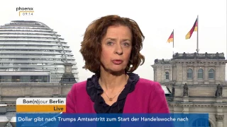 Bon(n)jour Berlin: Margarete van Ackeren zu Donald Trump am 23.01.2017