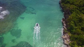 Drone Video of one Dive Site in Las Galeras