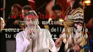 Dare to live Pausini Bocelli karaoke