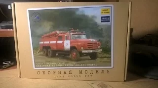 Сборная модель грузовика ЗиЛ-133ГЯ АЦ-40 AVD в масштабе 1:43