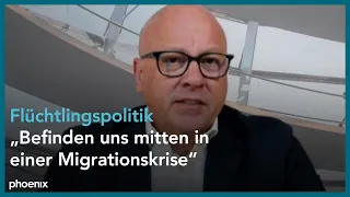 phoenix tagesgespräch  mit Alexander Throm (CDU) zu Migration und Einbürgerung am 01.06.23