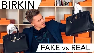 HERMES BIRKIN FAKE vs REAL?!  КАК ЛЕГКО ОТЛИЧИТЬ ПОДДЕЛЬНУЮ СУМКУ БИРКИН!!