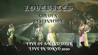 LOVEBITES ● Golden Destination [with lyrics] ● Five Of A Kind Tour ● Live@Zepp DiverCity, Tokyo 2020