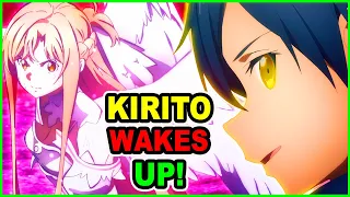 Kirito Wakes Up! Angel Asuna Saves Kirito | SAO Alicization War of Underworld Episode 18