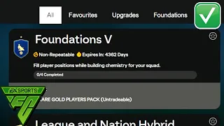 EAFC 24 FOUNDATIONS 5 SBC COMPLETED - FOUNDATIONS SBC CHEAP SOLUTION