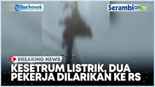 Kesetrum Listrik, Dua Pekerja Rekanan PLN Dilarikan ke RS Ar Bunda Lubuklinggau