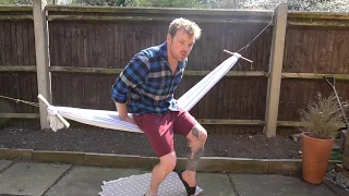 How to make a bed sheet hammock
