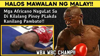 AFRICAN BOXER NAGULAT SA LAKAS NG DI KILALANG PINOY PATI SA REMATCH ROUND 1 LANG