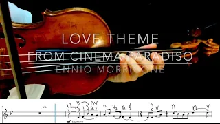 Love Theme from Cinema Paradiso by Ennio Morricone (with Score)