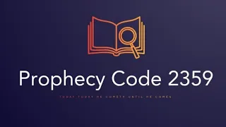 Prophetic Symbols, Figures and their Biblical Meanings:/Prophecy Code 2359:/Sop Bible school