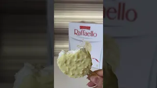 ASMR Unboxing Raffaello Ice Cream 🥥🌺 #raffaello #asmr #icecream