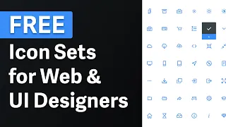 Best Icon Libraries for every UI Designer → Free icons sets for UI Design & Web Design