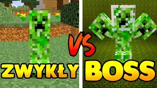 BOSS VS ZWYKŁY CREEPER W MINECRAFT!