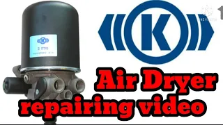 Knorr bremse air dryer repairing video#tata#mahindra#Ashok Leyland#eicher#viral#world video