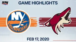 NHL Highlights | Islanders vs. Coyotes – Feb. 17, 2020