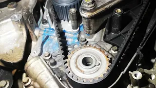 Land Rover Freelander 1998 1.8 petrol water pump timing belt coolant reaction