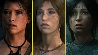 Tomb Raider vs Rise of the Tomb Raider vs Shadow of the Tomb Raider - Character Model Comparison