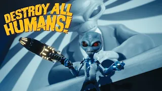 Прохождение Destroy All Humans! #2 ШОК!!! Инопланетяне управляют людьми через телевизор