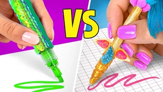 ✏️ Back to School DIY 🌈 Creative and Colorful School Crafts