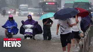 Deadly downpours in central China flood Zhengzhuo, Henan Province